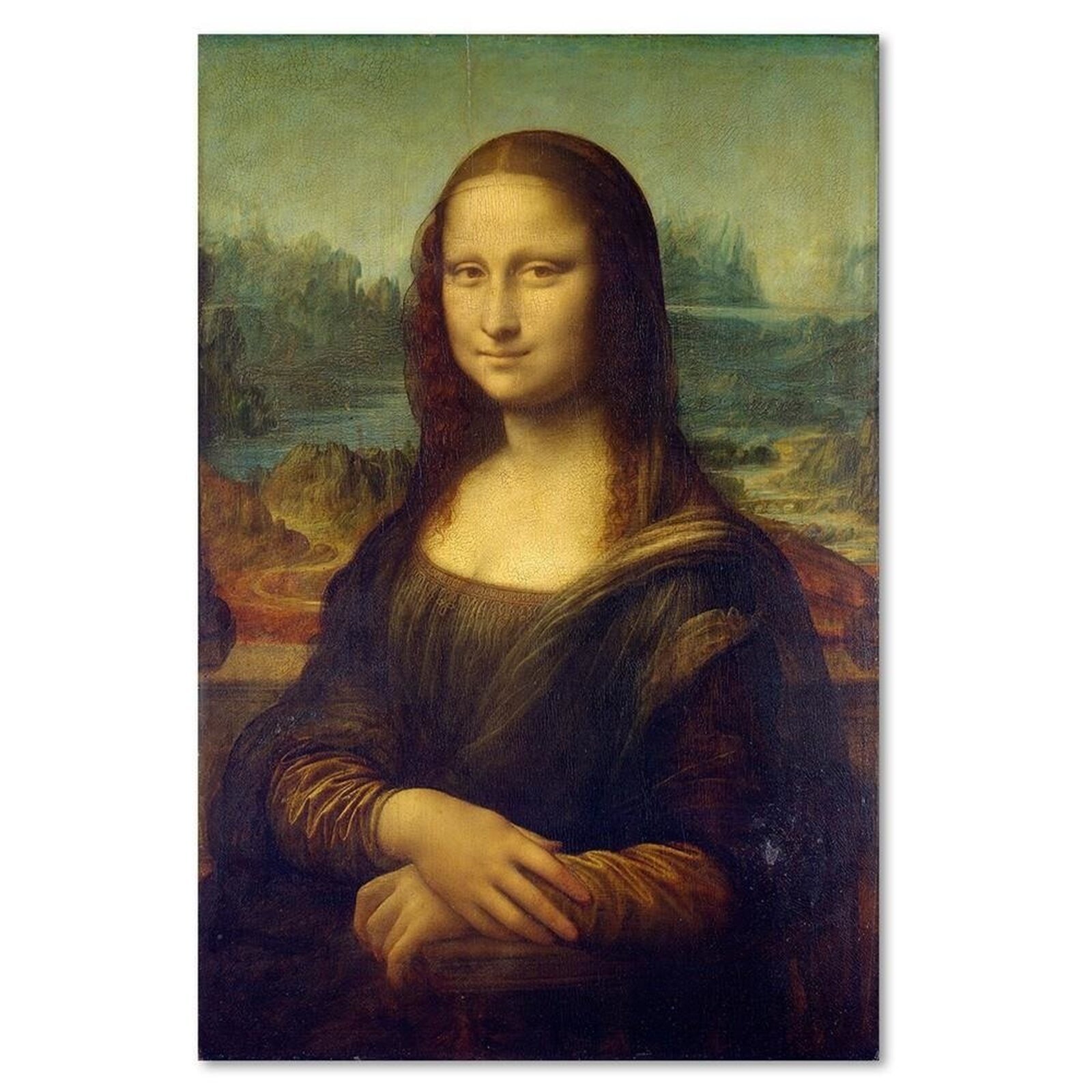 Tableau reproduction photo de leonardo da vinci - mona lisa | Leroy Merlin