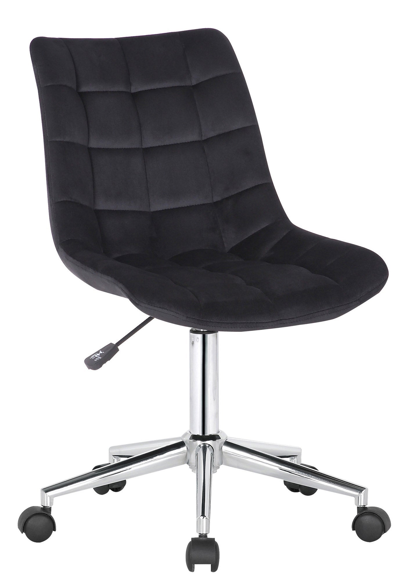 Housse De Chaise Bureau En Velours Extensible - Taille XL, Avec Housses D'accoudoirs, Noir - 9