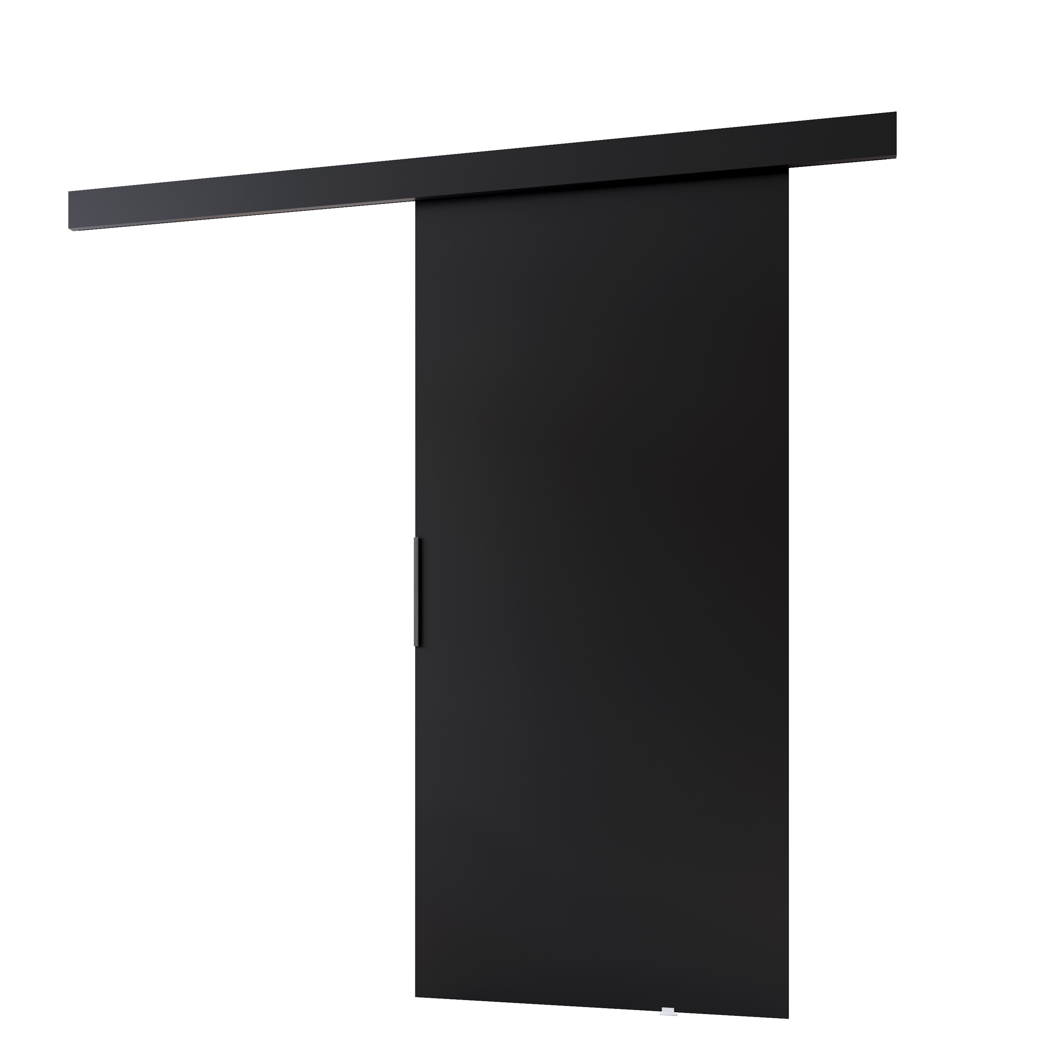 Drzwi przesuwne wewnętrzne PRIM A 106 cm czarny /czarny.