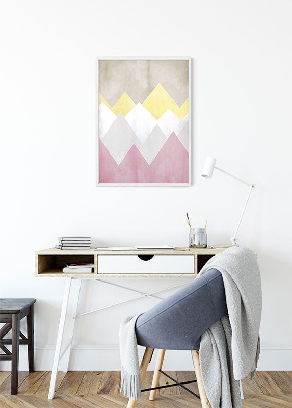 Poster d'art de Komar - Sunrise Mountain Spring - Taille: 40 x 50 cm - 7