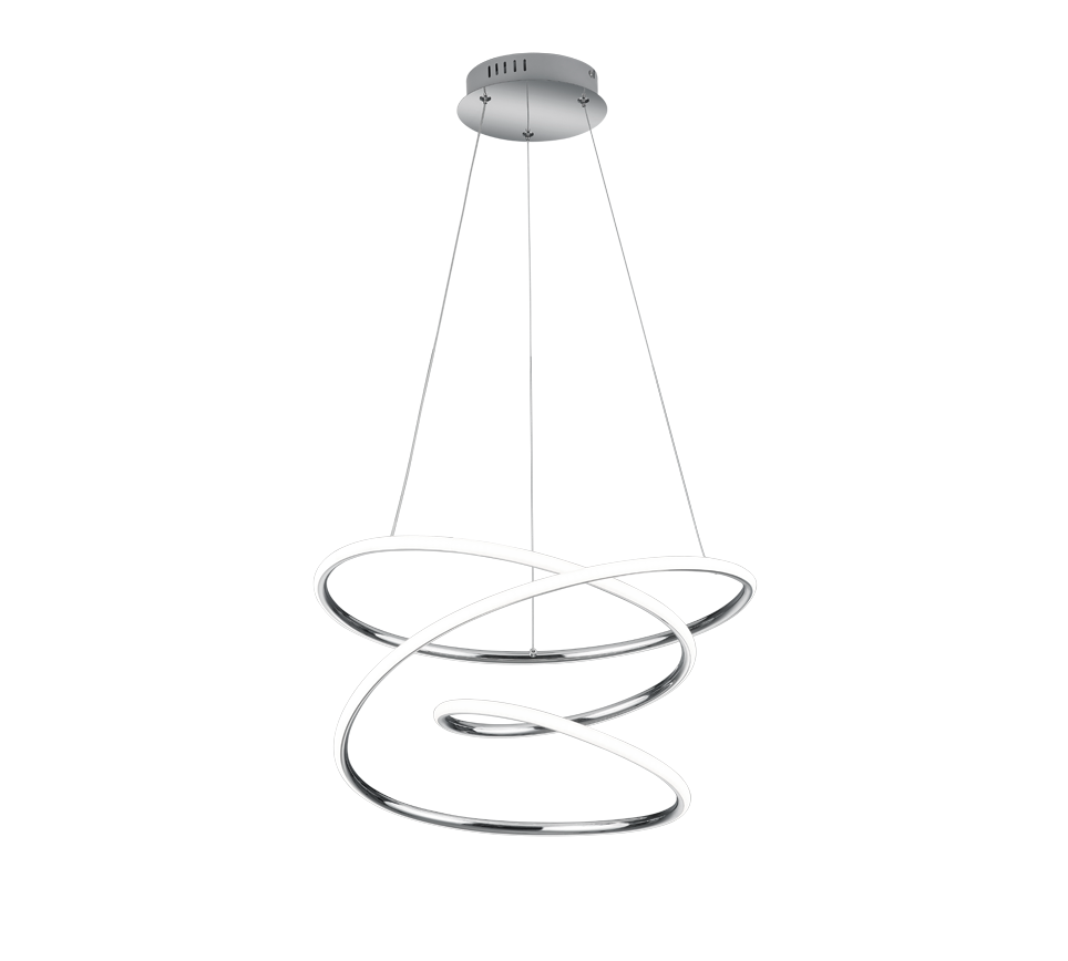 Lampa wisząca LED BOLOGNA 36W Neutralna biel 5100lm metal srebrno-biała wym:150x50x50cm IP20 RL