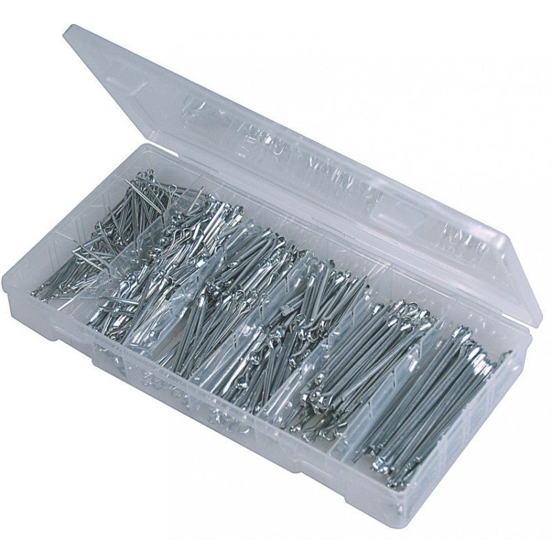 100 Goupilles Fendues D. 3.2 x 20 mm - DIN 94 - Zingué blanc - D-Work | Leroy Merlin