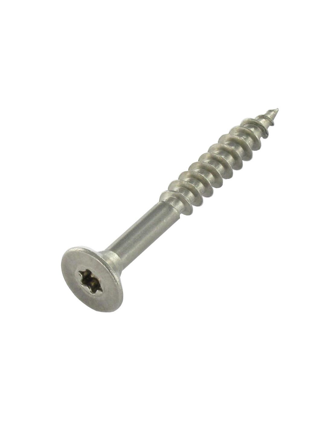 VBA Vis bois agglo Inox A2 Tête fraisée TF 10X60 Filetée sur 50 TORX ...