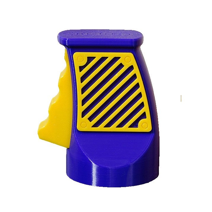Desfacator doze Flippy, manual, ABS, 10.7 x 8 cm, albastru/galben