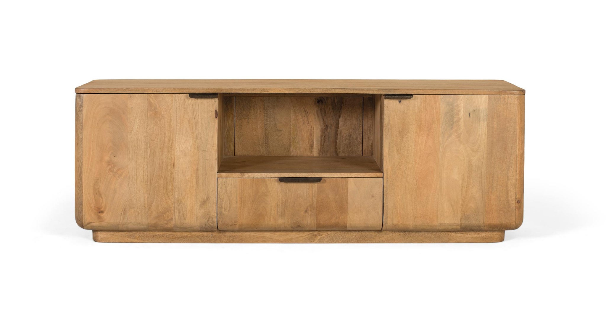 Stojak pod telewizor z drewna mango 160 cm, rustykalny, nowoczesny styl - 56x160x40 GYC