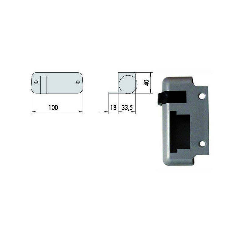 Contropiastra Serrature Fascia - Nylon, Per Serie 940-960-970, Installazione Semplice, Duratura - Foto 7