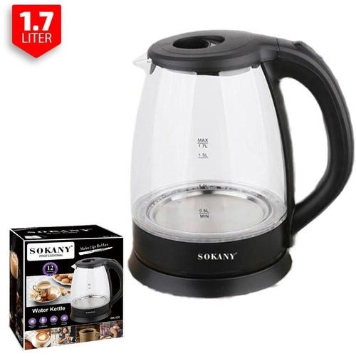 Bollitore Elettrico In Acciaio Inox 304 – 1,7 Litri, 2200 Watt, Con Display Digitale Della Temperatura E Funzione Mantieni Caldo – Regolabile Da 40°C A 100°C