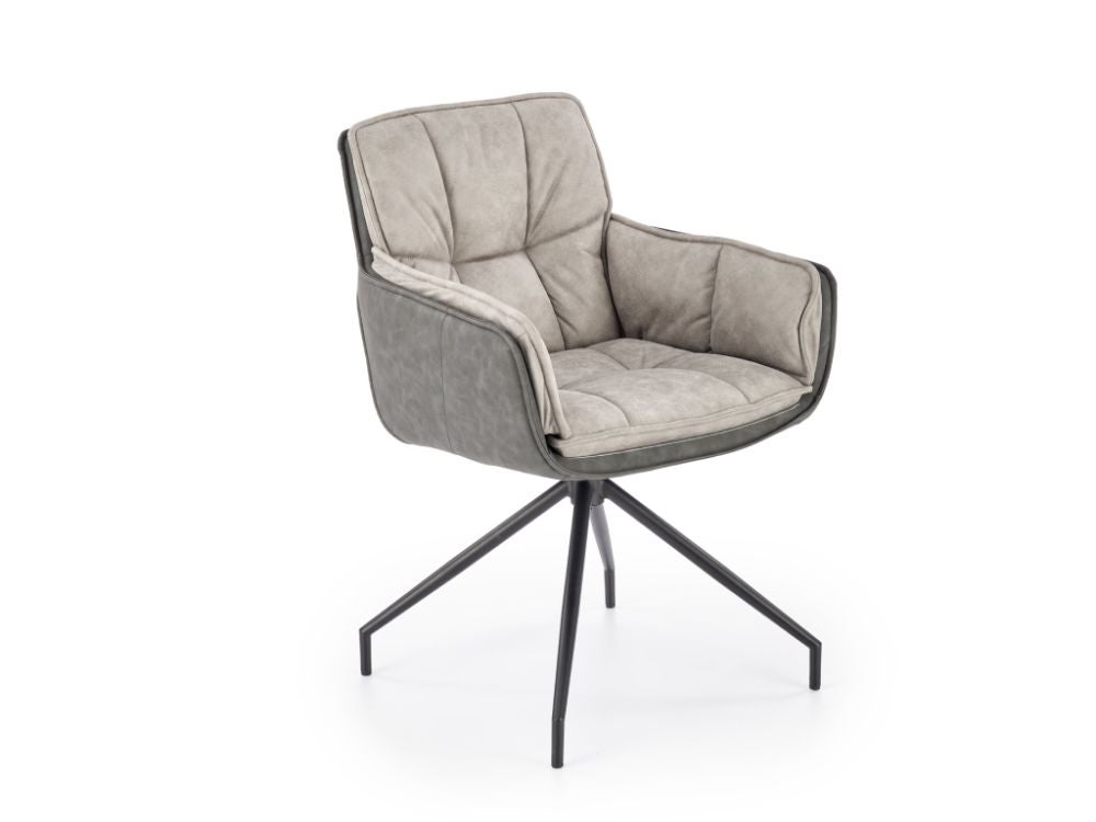 Krzesło tapicerowane K523 szare