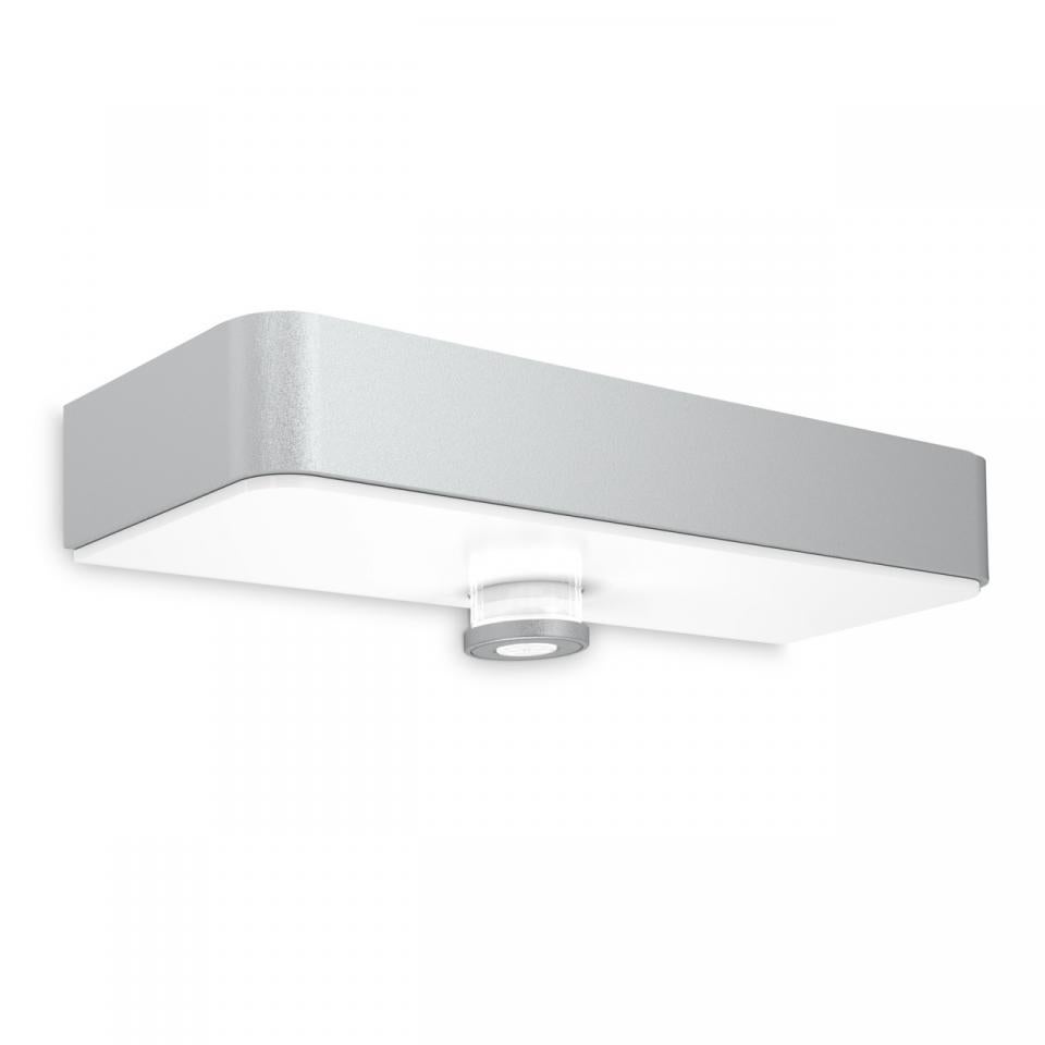 Steinel Aplique Solar Led Exterior Con Detector De Movimiento Xsolar Sol-O S Plata , Leroy Merlin