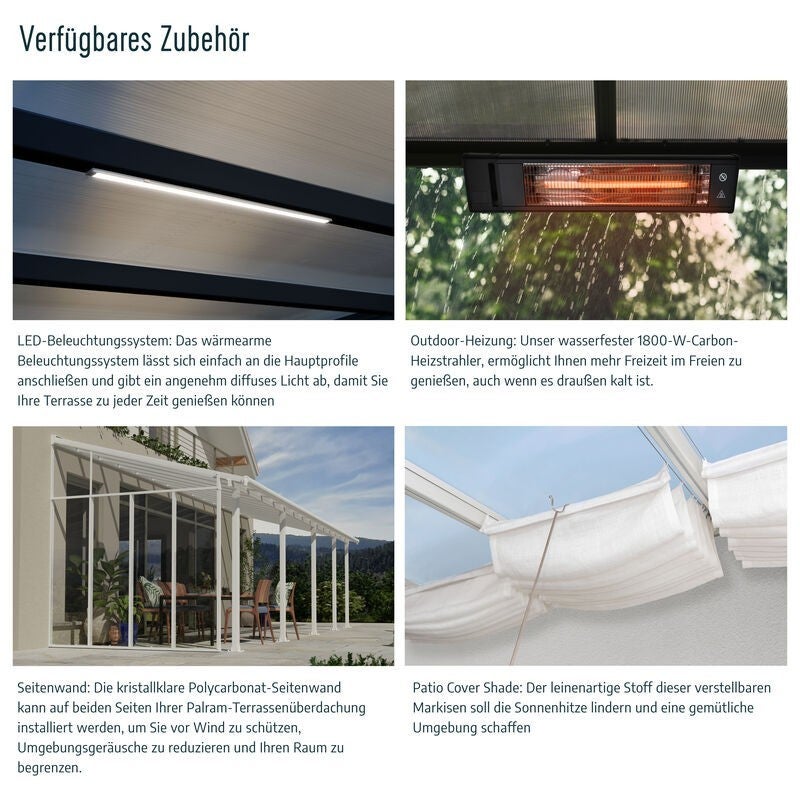 Pergola Anthracite en Aluminium 28.5 m² - 7