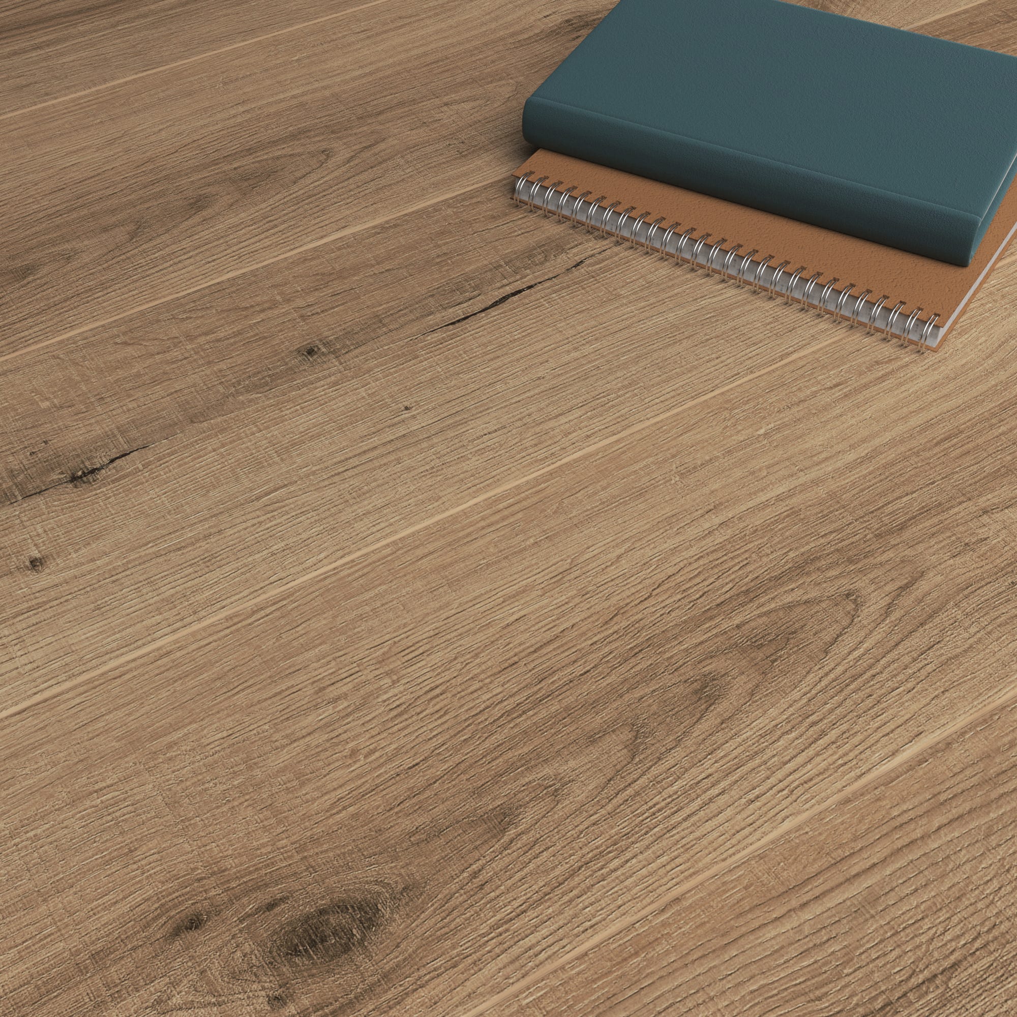 Pavimento In PVC Al Metro - H100 Cm, Spessore 1mm | Design Legno Shabby Chic, Made In Italy - Foto 4