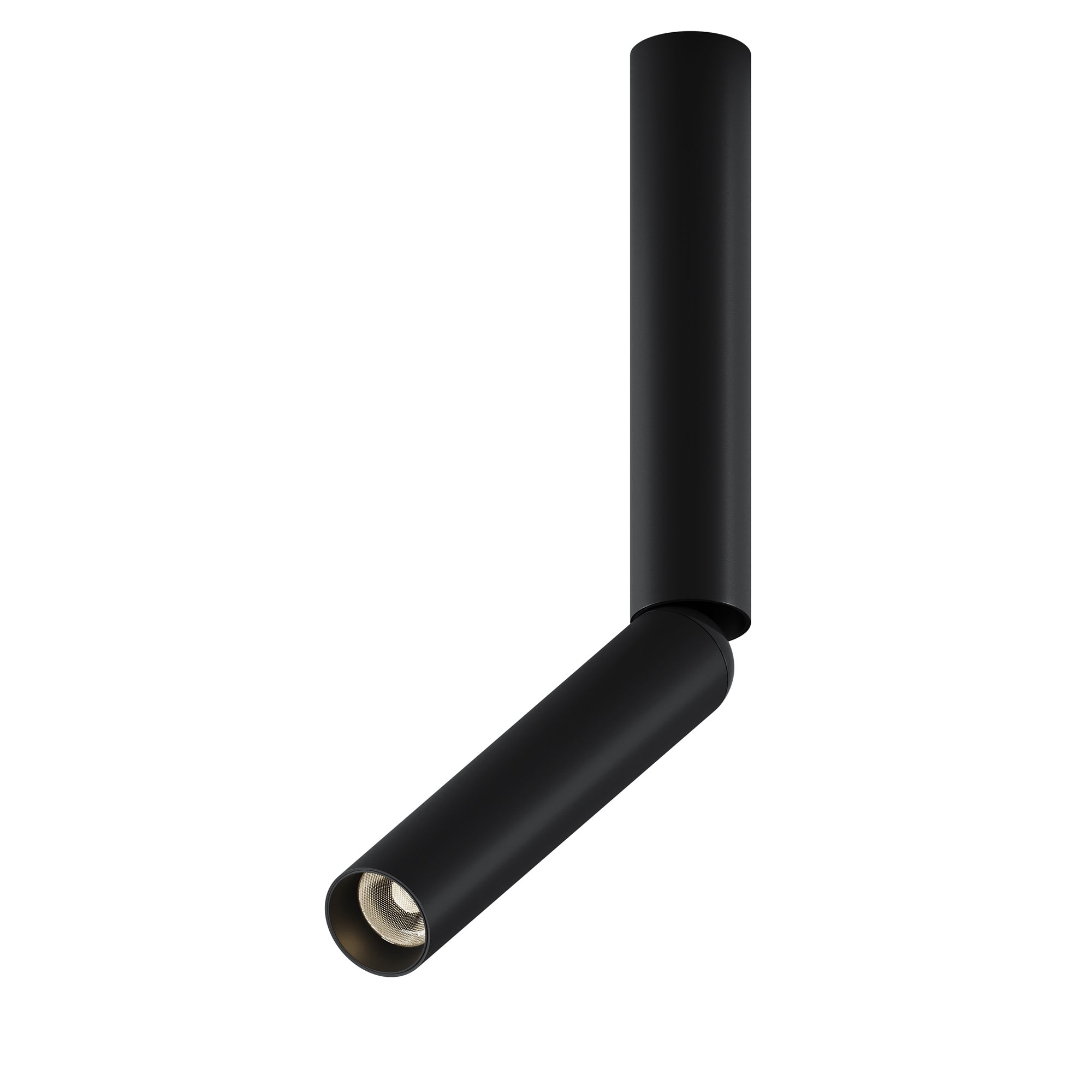 Lampa sufitowa Focus T czarna, aluminiowa, IP20, 6 W, 3000 K, nowoczesny design do wnętrz, kuchni, sypialni