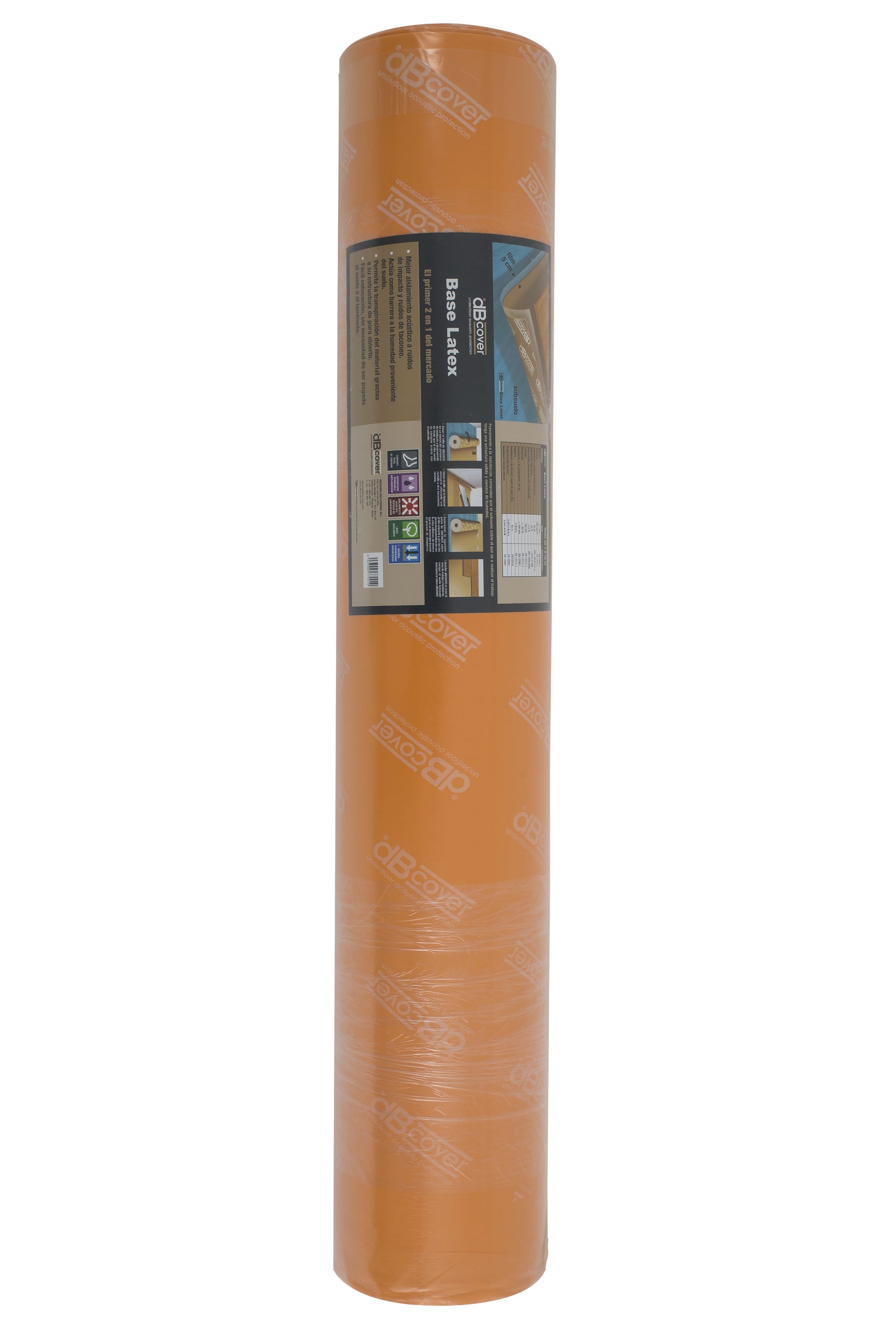 Sottopavimento isolante anti-umidità per pavimento laminato DBCOVER 1x15m spessore 2mm - 3