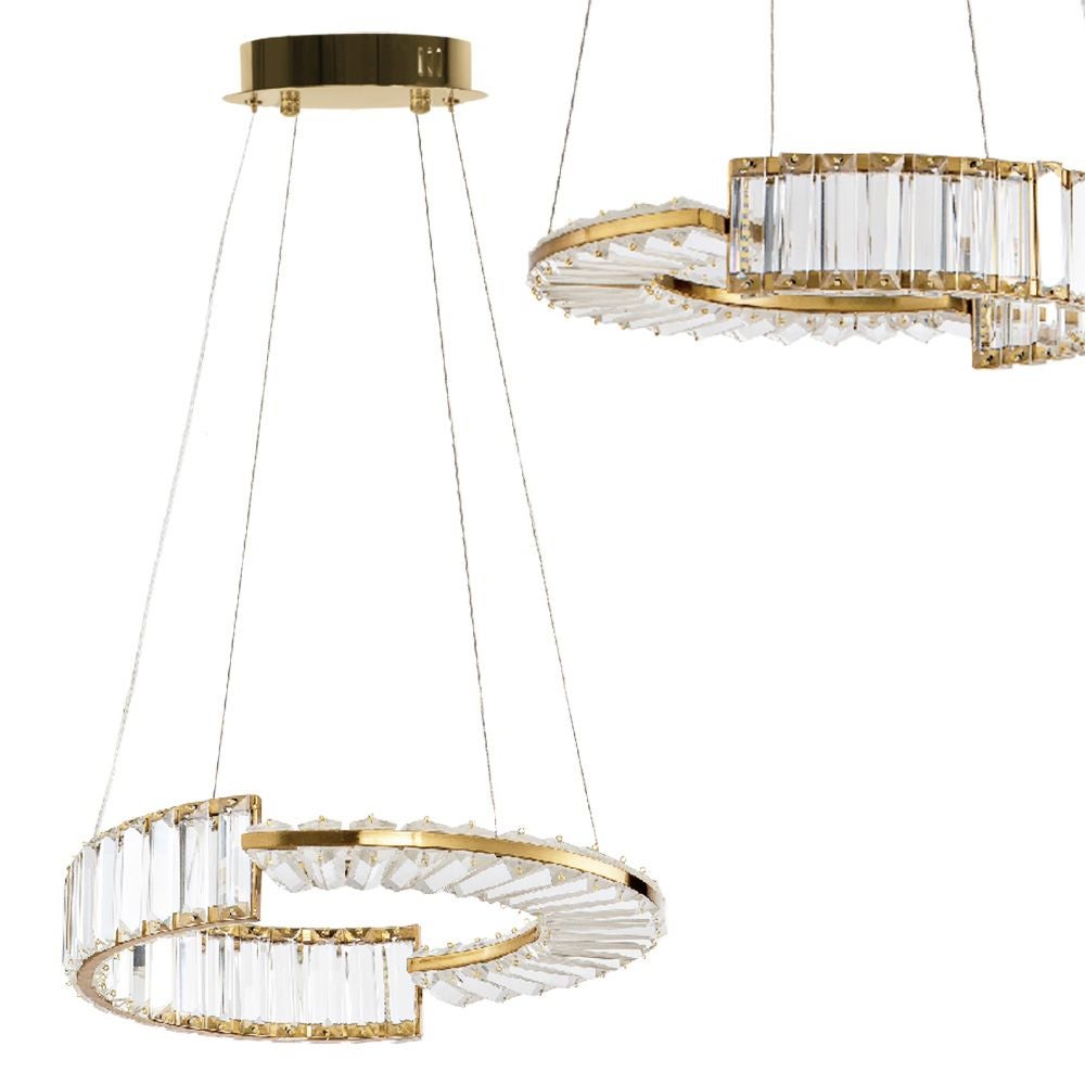 Lampa Sufitowa Wisząca Led Toolight Led App1526-Cp40 Złoty