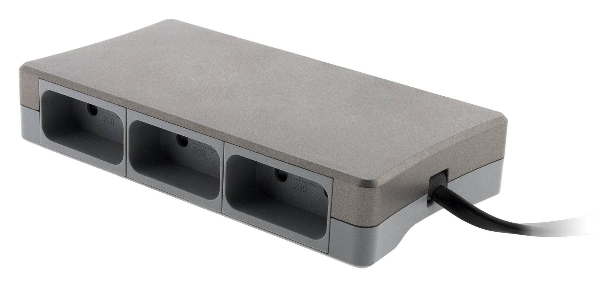 Multiprise extraplate 6 prises 6A Titanium - Thomson - 3