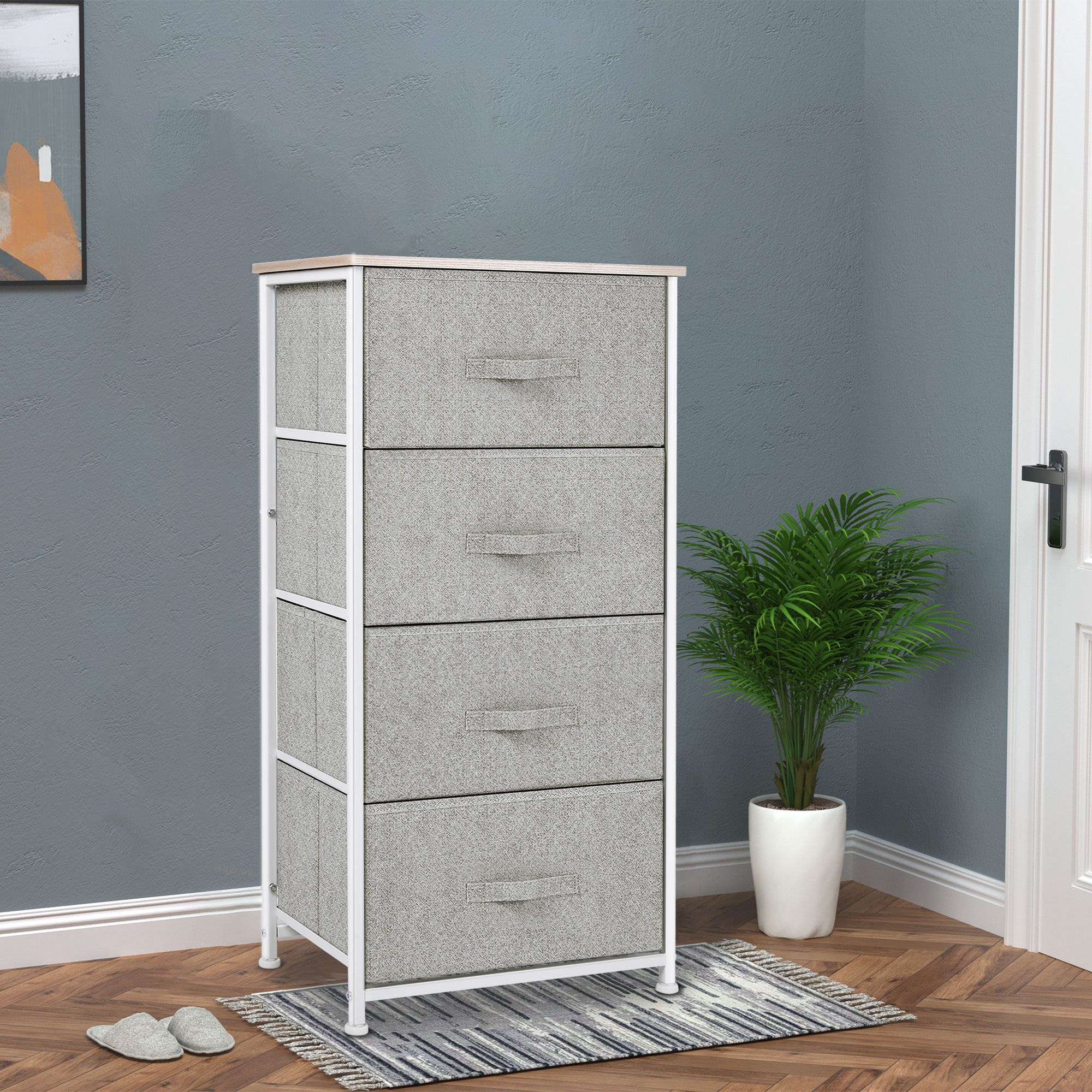 Casiers HOMCOM de rangement : 4 tiroirs, parfait pour ranger vos objets ...