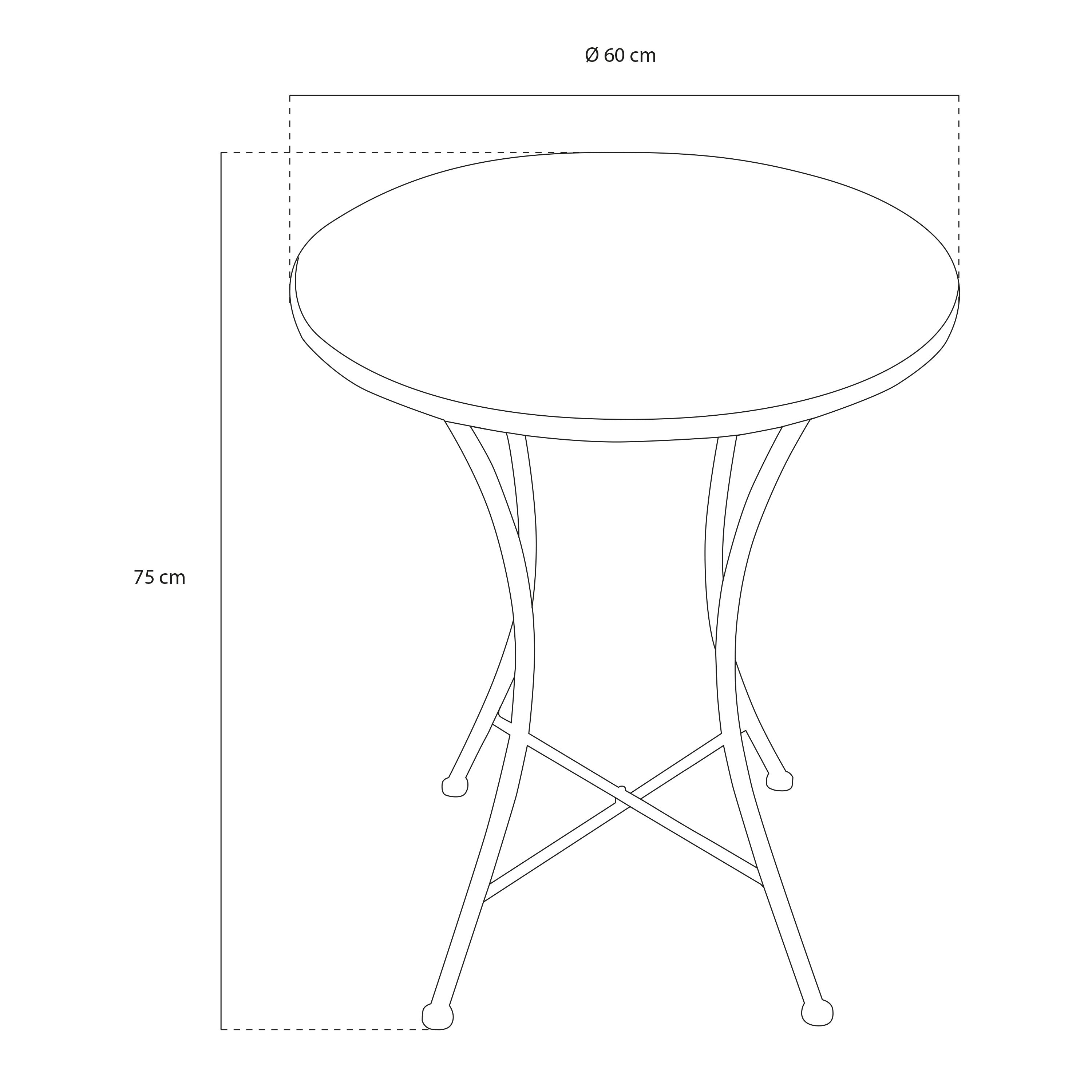 Axi Amélie Table Bistrot, Bleue/Jaune | Salon De Jardin Bistrot, Table Bistrot Mosaique Pour Jardin/Balcon/Terrasse - 4