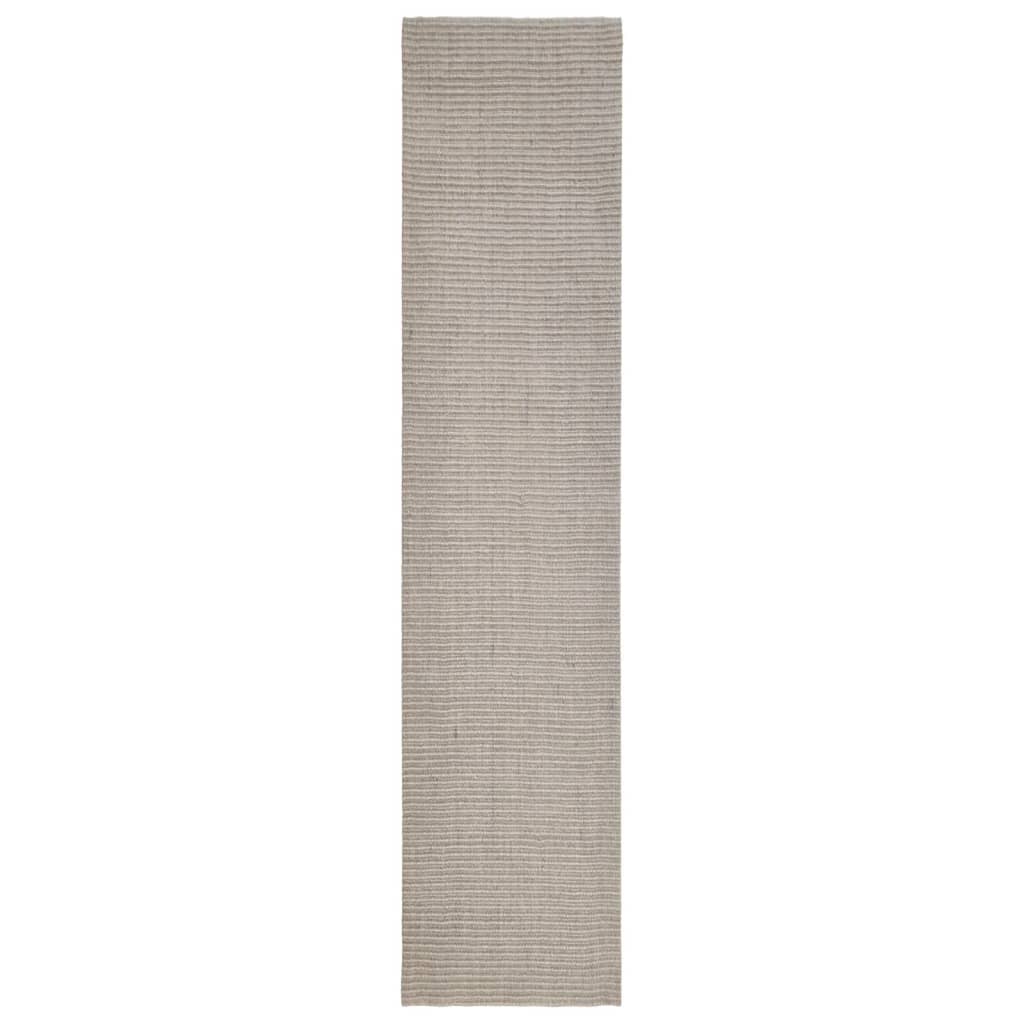 Alfombra de dormitorio | felpudo | alfombra de sisal natural color arena 66x300 cm cfw32022