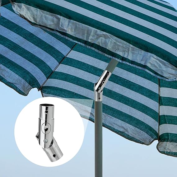 Ajusteur d'inclinaison de parasol de patio en aluminium, convient aux poteaux de 1,5 pouces, accessoires de parasol - 6