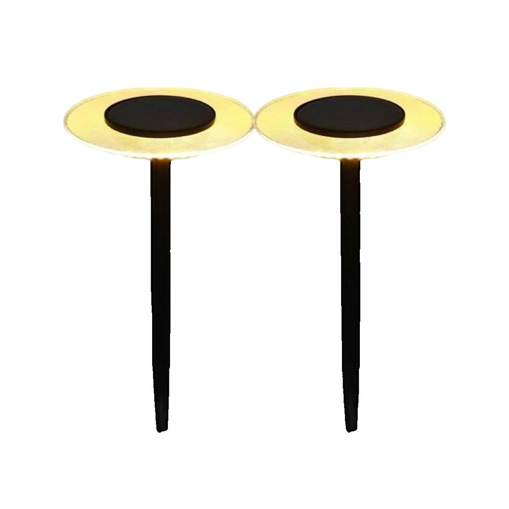 Lampy solarne Lumisky 2x UFO LED biały ciepły i wodoodporne IP44