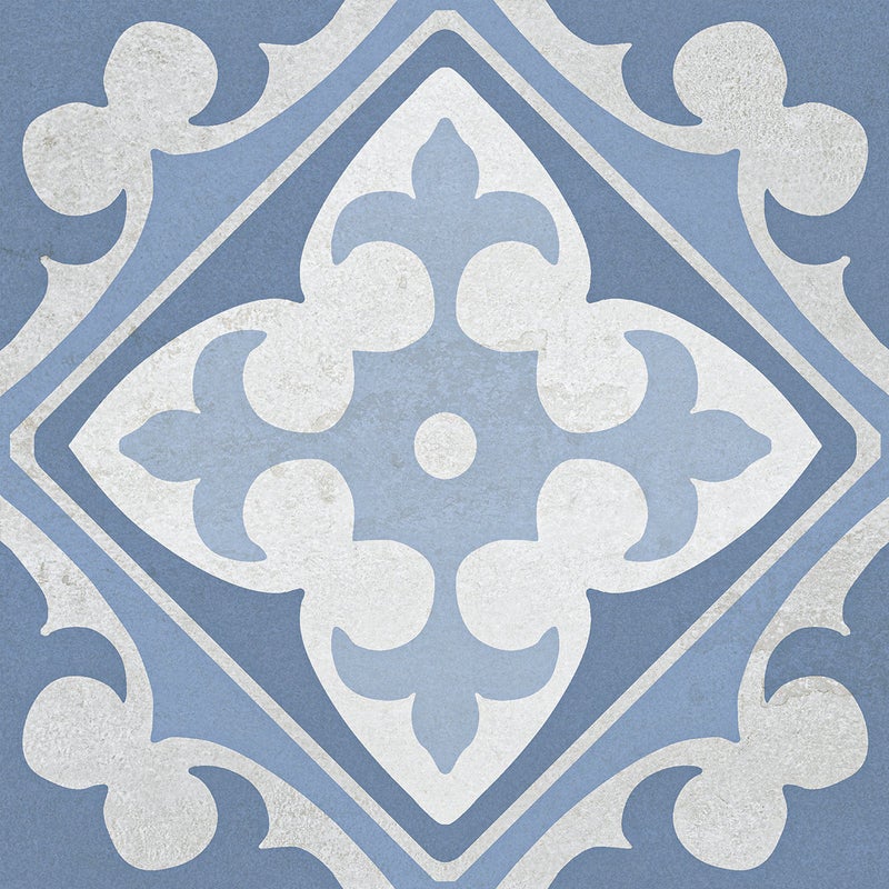 Piastrella da Pavimento Opaco CERTECA MONSERRATE Effetto Idraulico Blu | 33,5x33,5 (Confezione da 13 unità = 1,46 m2) - 7