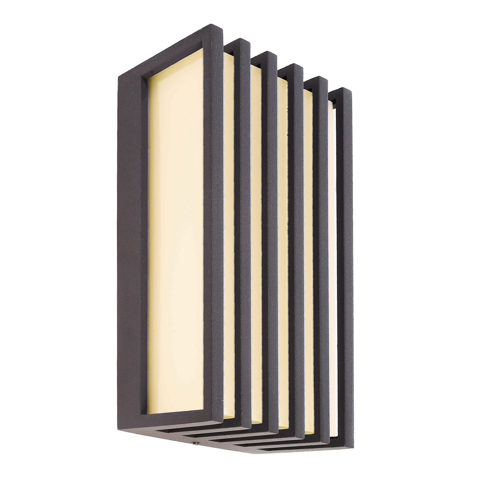 Grumium lámpara de pared led pared ip54 lámpara led 10w cct 3000k 4000k luz entrada garaje terraza balcón 230v líneas verticales