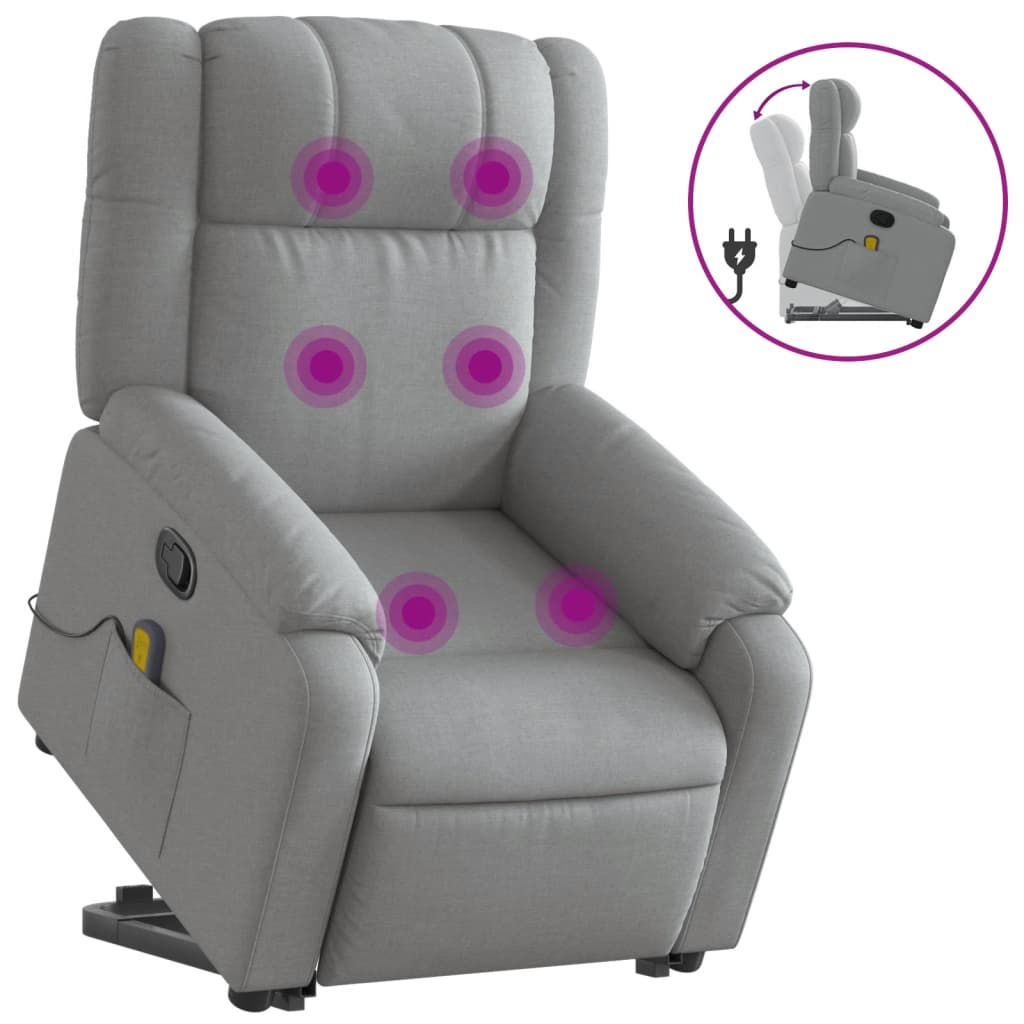 Fauteuil De Massagefauteuil De Salonchaise De Massage Inclinable Gris