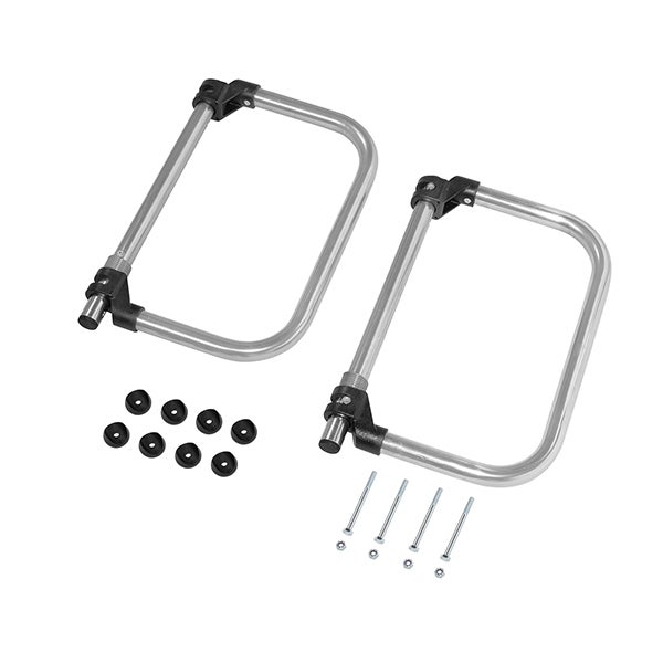 Plateforme mobile 2x7 marches - Hauteur max. de travail 3.70m - 688907-P - 3