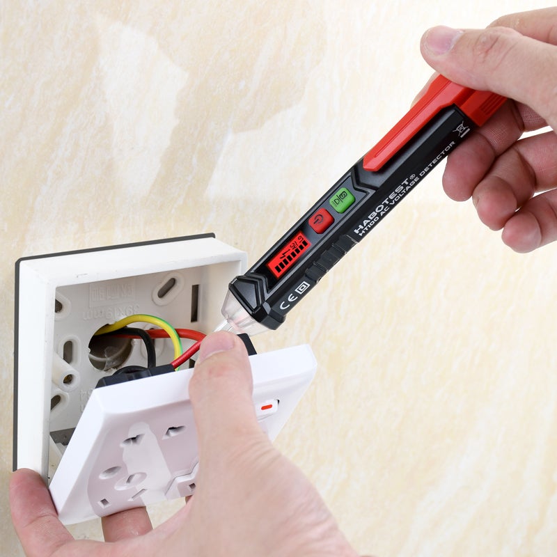 Détecteur de tension sans contact, stylo de Test, indicateur de tension, testeur électrique intelligent DMM, outils de coupure pour électricien - 4