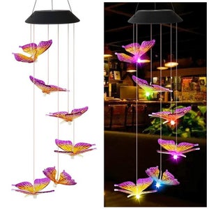 Lampes Solaires De Jardin En Fer, Lanterne LED D'extérieur, Lumières Décoratives, Colibri, 2