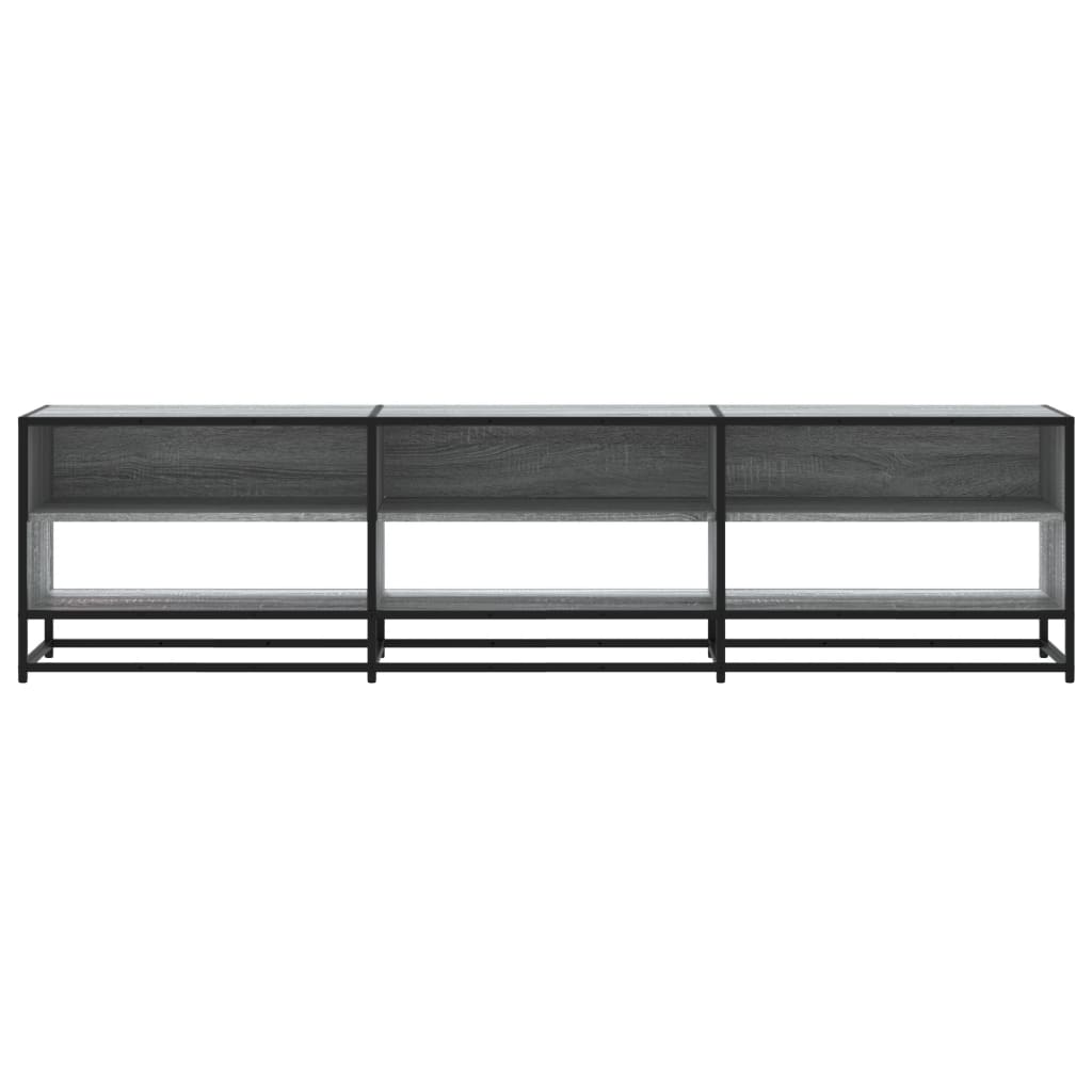 Maison Exclusive - Meuble TV sonoma gris 180x40x46 cm bois d'ingénierie - 4