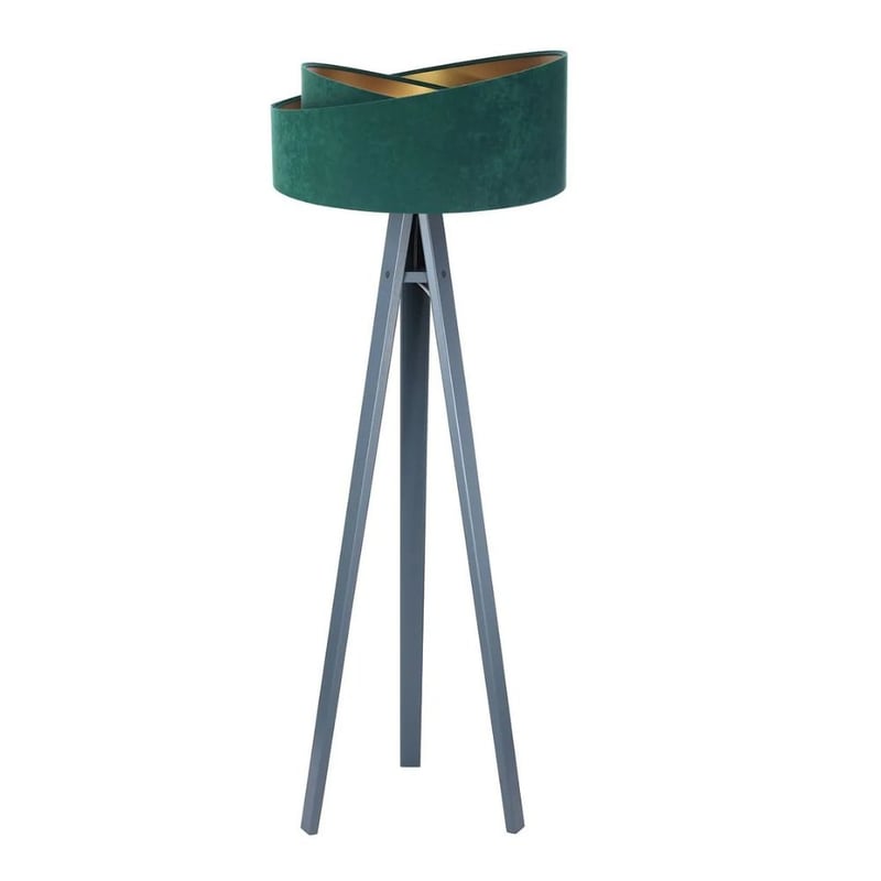 Lampa stojąca GEMSTONE zielona/szara