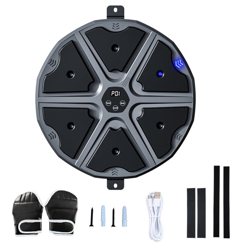 Trainer Di Boxe Musicale Intelligente – Pannello A Parete Per Allenamento Ritmico, Decompressione Domestica E Fitness Interattivo
