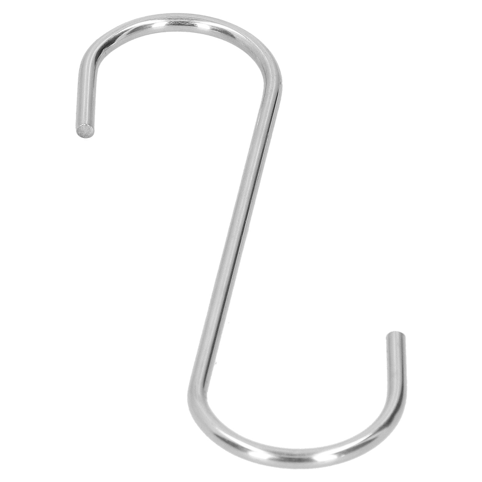 Gancio a forma di S, appendiabiti in acciaio inossidabile, accessorio per mangiatoia per uccelli da balcone/cortile - 2
