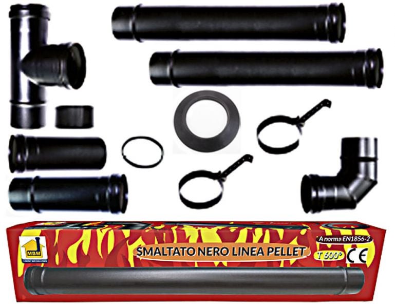 Cheminee Collier De Serrage Conduit De Cheminee DN 130 Tuyau En Acier