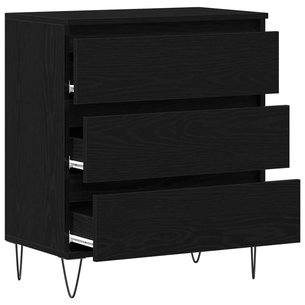 Buffet, em madeira processada, 60 x 35 x 70 cm, carvalho preto | Leroy ...