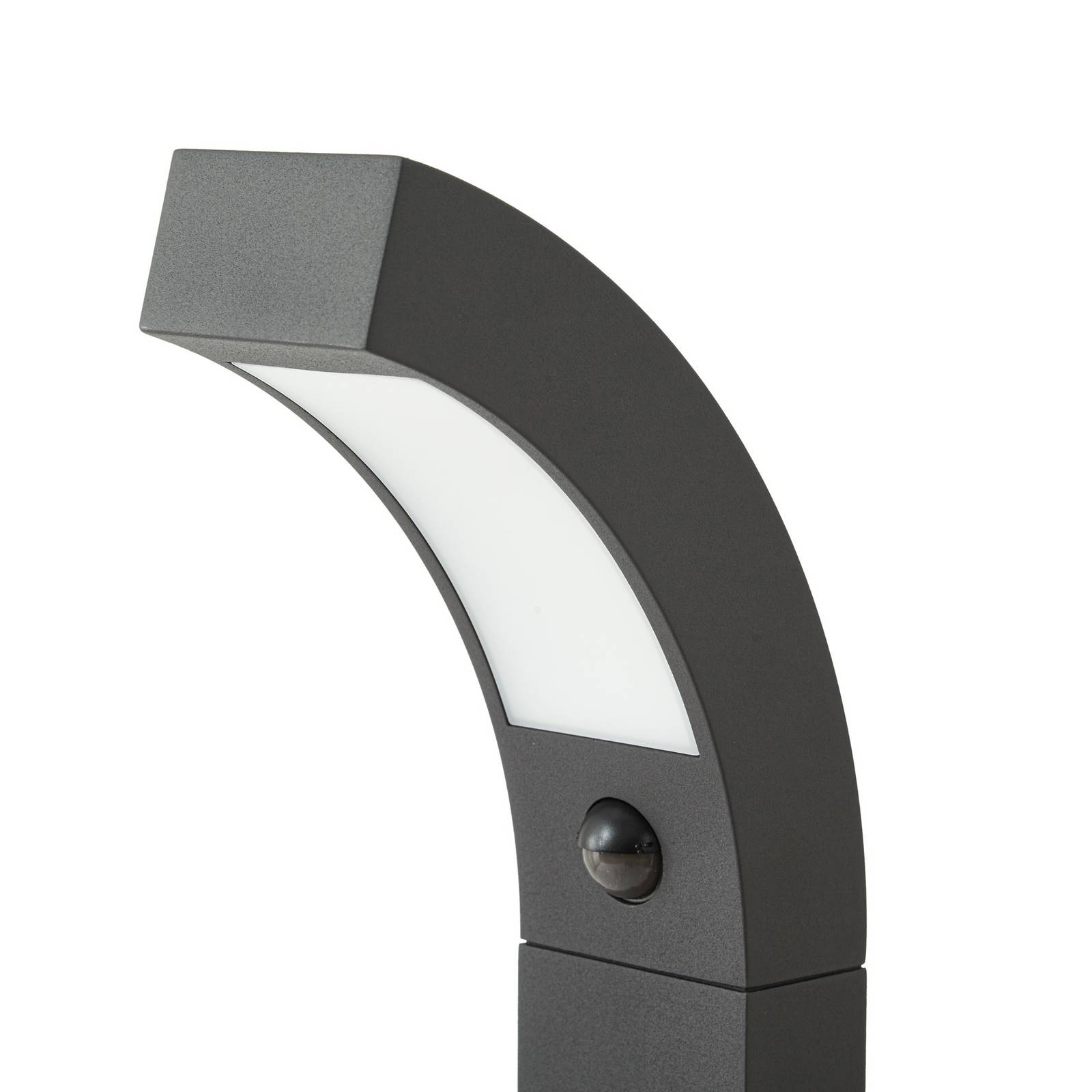 Lucande lampione a LED Lennik, sensore, 100 cm, antracite, Lampioncino, paletto luminoso, lampada da viale, lampioncino - 6