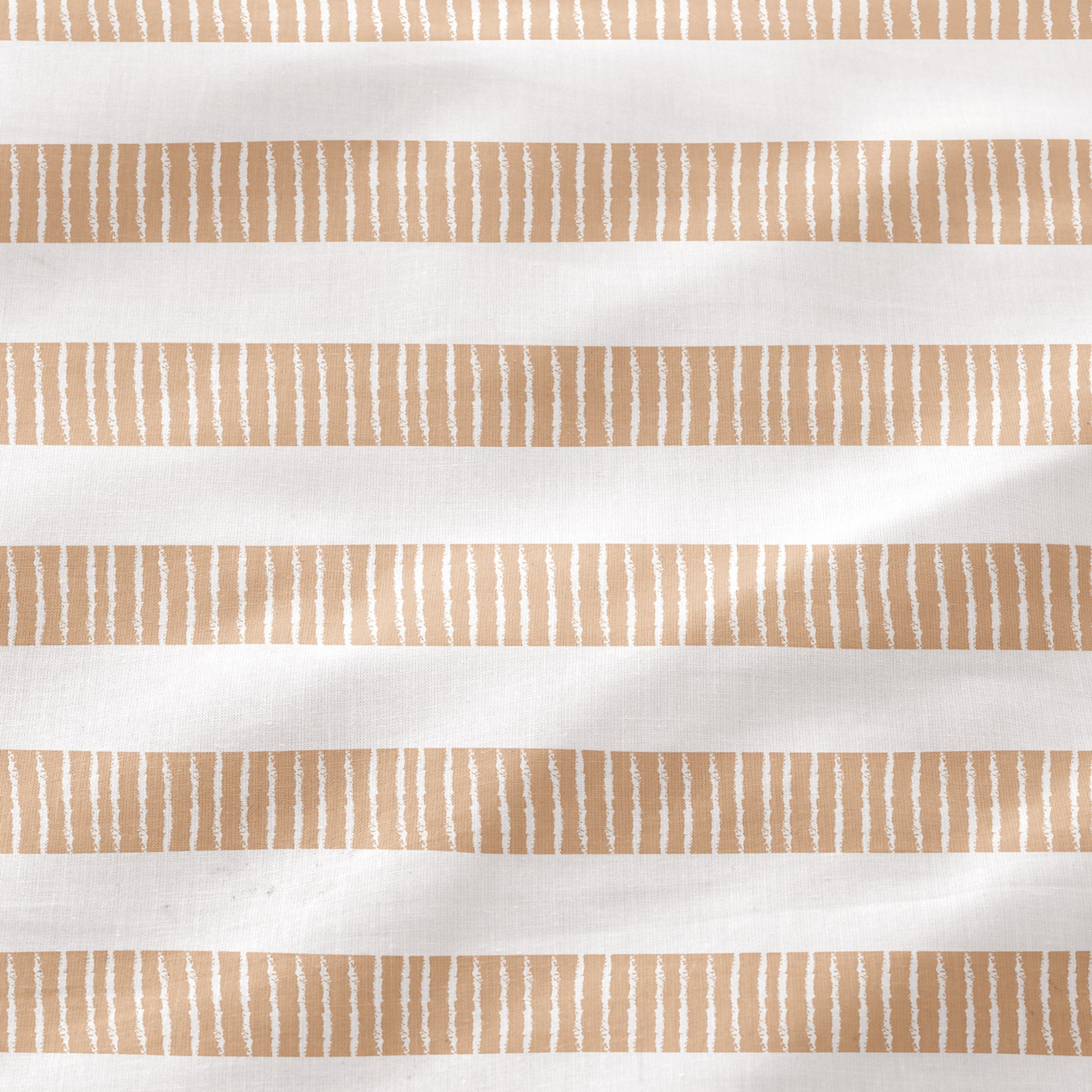 Housse de couette 100% coton 260x240 cm + 2(50x90) cm beige - Lunaya - 5