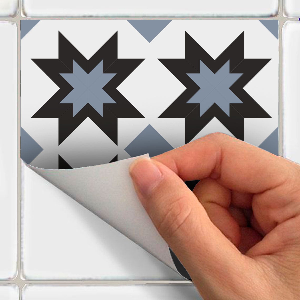 24 adesivi piastrelle di cemento azulejos ronaldo - Sticker adesivo - adesivi murali - 24stickers10x10cm - 5