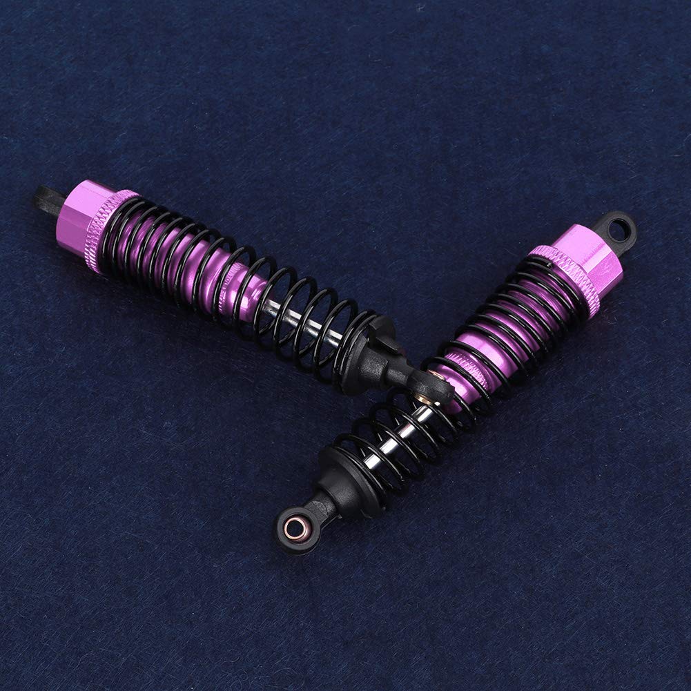 Ammortizzatore in metallo viola per modello di auto RC HSP 2 pezzi 1/10 Alta stabilità Design robusto e perfetto Installazione (110 MM) - 5