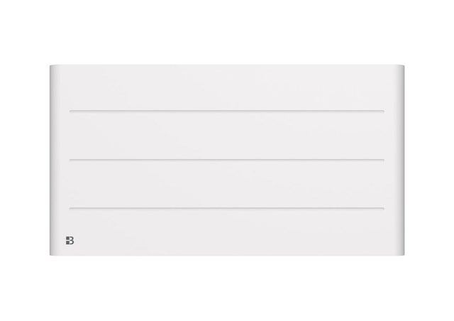 Radiateur électrique fixe à inertie sèche céramique 2000W Bestherm TANIN horizontal blanc