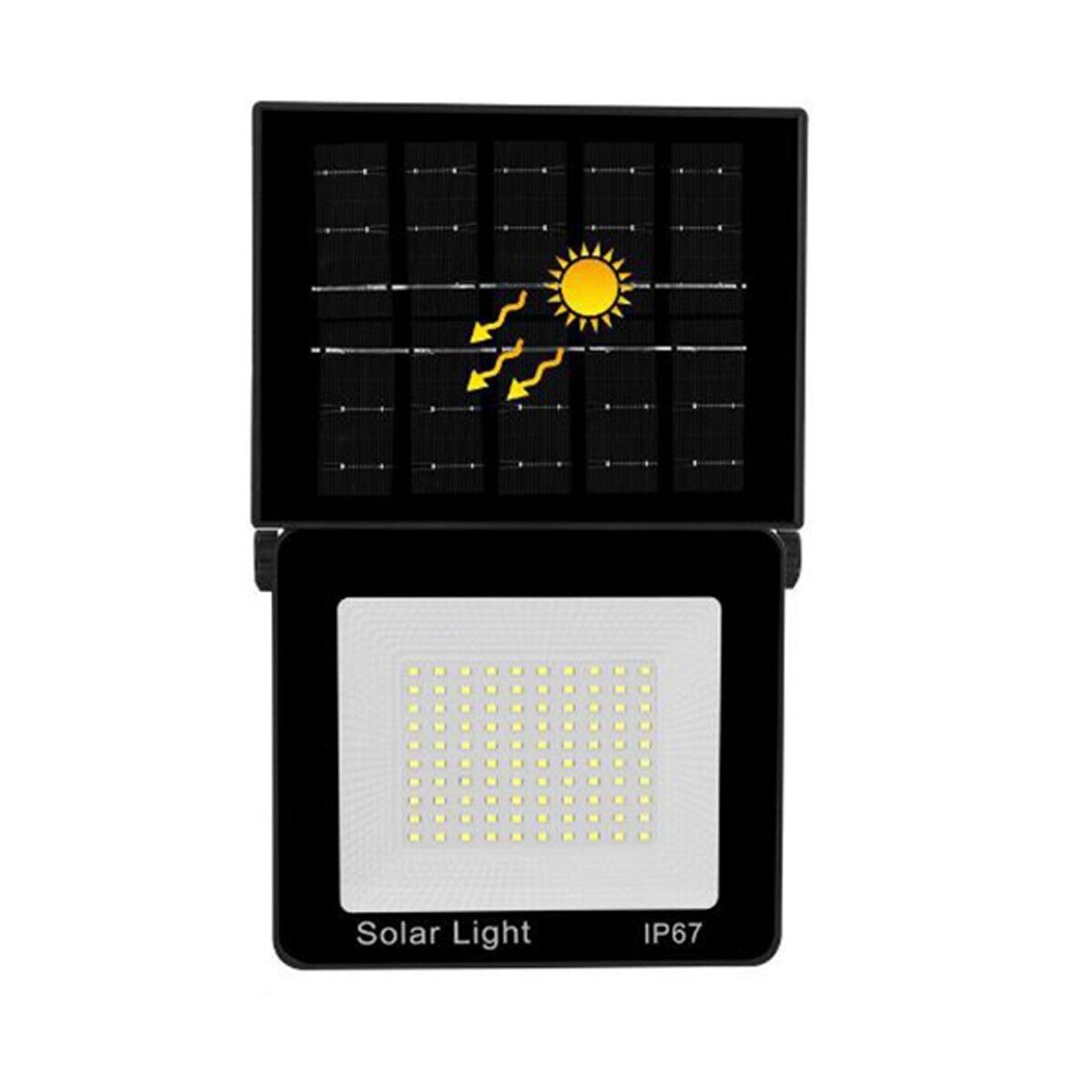 Foco Solar Ip67 FOCO LED FOCO PANEL SOLAR TWILIGHT IP67 100 LED EXTERIOR TE-B0636 ...