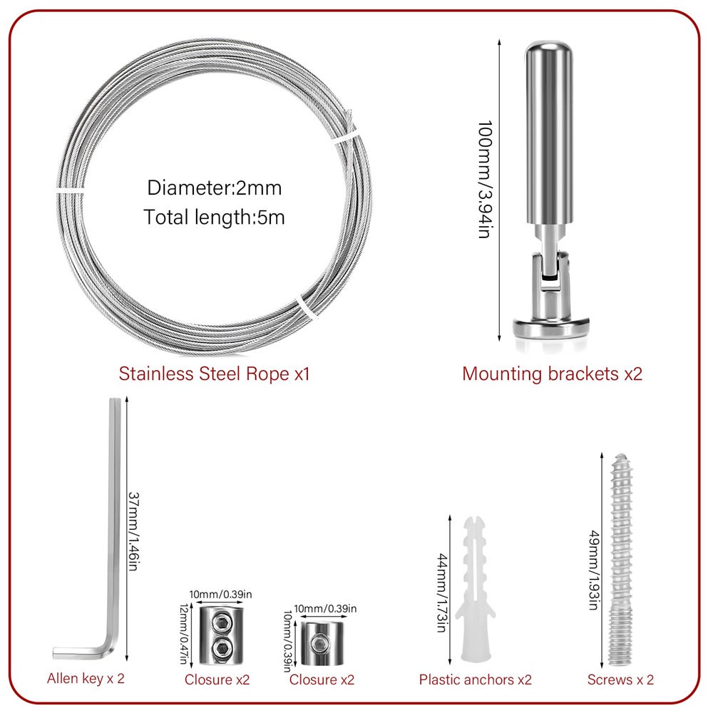 Asta Filettata In Acciaio Inossidabile 304 M2 M2.5 M3 M4 M5 - Foto 7