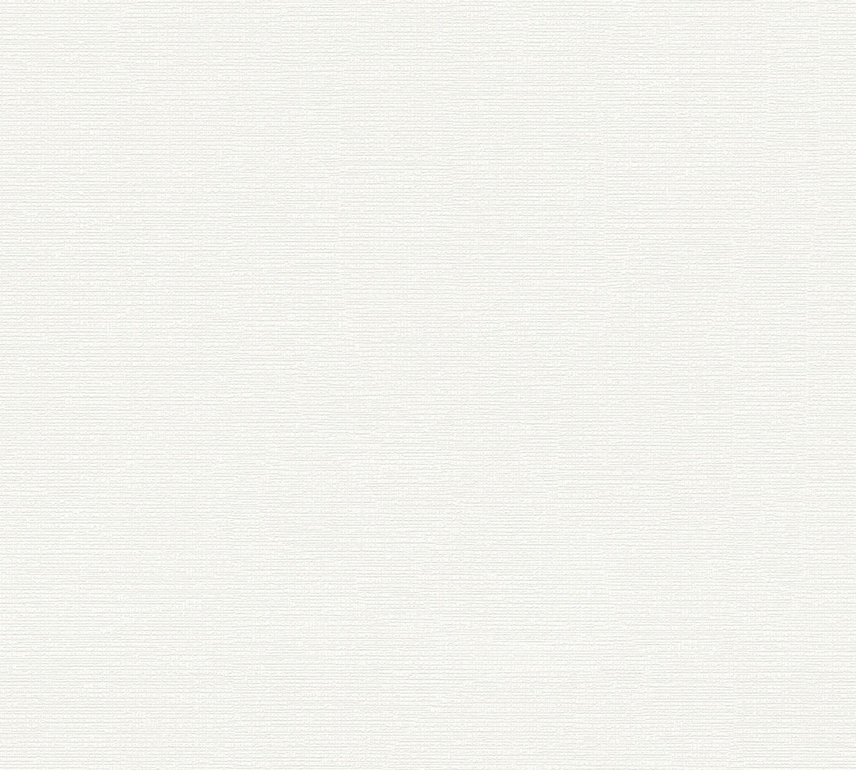 Tapeta zwykły białym - 53 cm x 10.05 m - A.S. CRÉATION