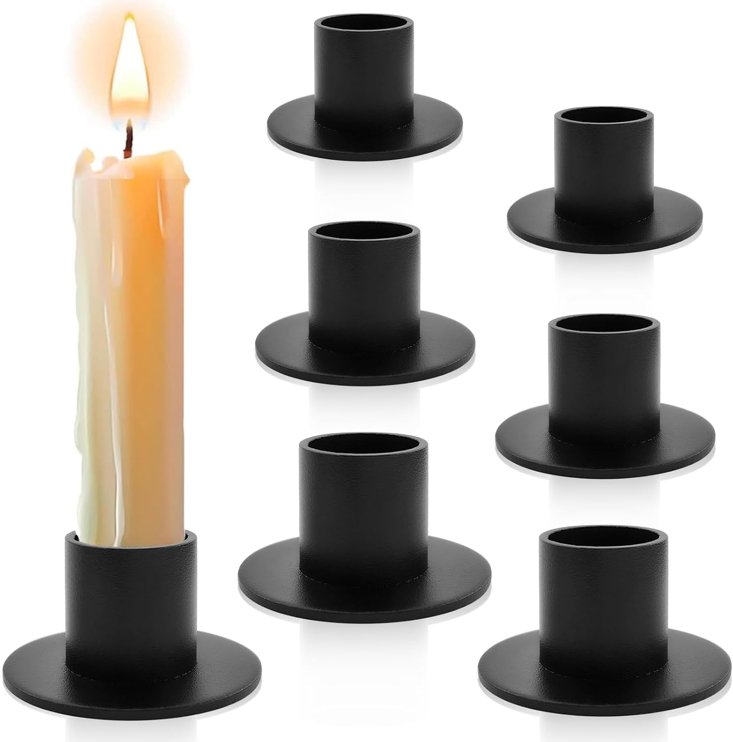 Cena in Interni Per Una Cerimonia Nuziale Con Fiori E Candele Immagine