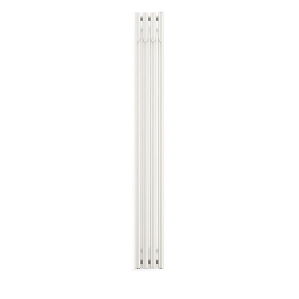 Scaldasalviette eletrico bianco di 1200mm di altezza e 150mm di larghezza - 300 Watt - ROL1200/150HANE1B