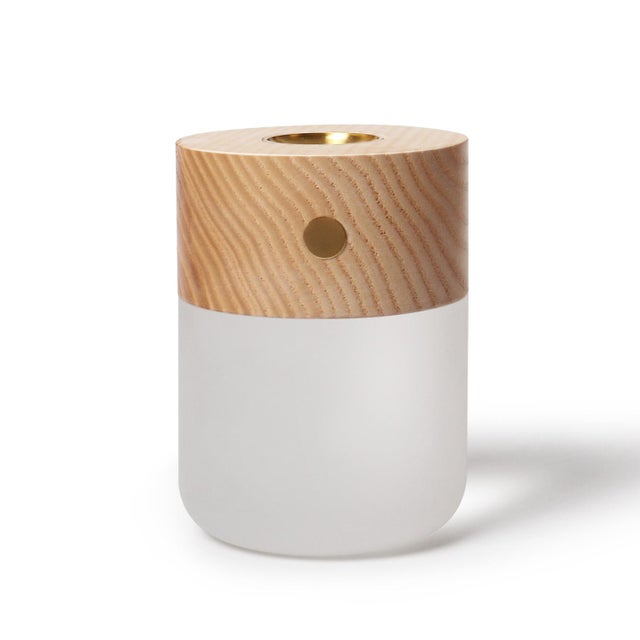 Diffuseur d'huiles essentielles Portable, humidificateur à ultrasons, Pas Besoin d'ajouter de l'eau, veilleuse Chaude, adapté à la Chambre à Coucher