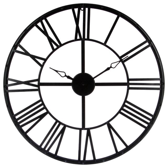 Atmosphera - Reloj 'Vintage' negro - metal D. 70 cm