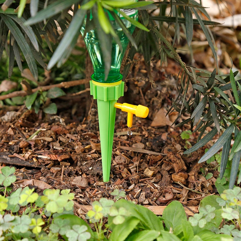 12pcs Goutte à Goutte Bouteille Irrigation Goutte à Goutte Bouteille Arroseur Automatique Plantes Arrosage Goutte a Goutte avec Vannes - 4