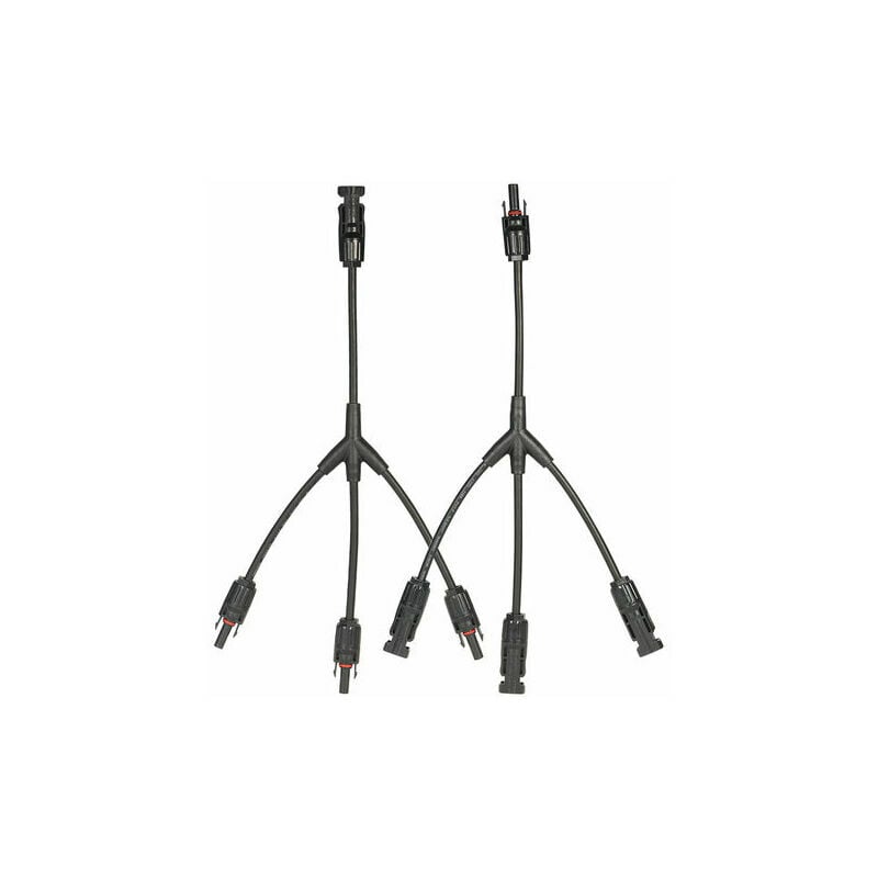 Mc4 Y-Type Solar Panel Cable Connector Adapter, 1 Paire M/FFF et F/MMM ...